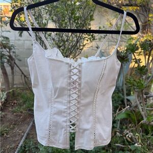 Victoria's Secret Coquette White Corset